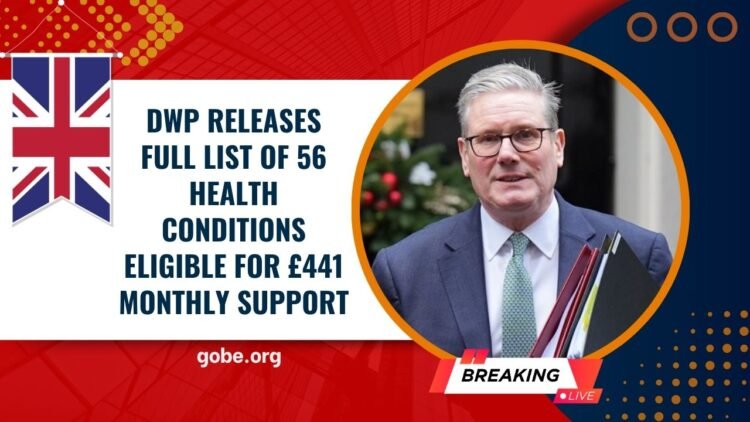 DWP Releases Full List of 56 Health Conditions Eligible for £441 Monthly Support