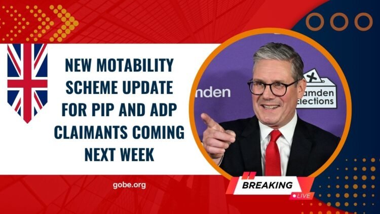 New Motability Scheme Update For PIP And ADP Claimants Coming Next Week