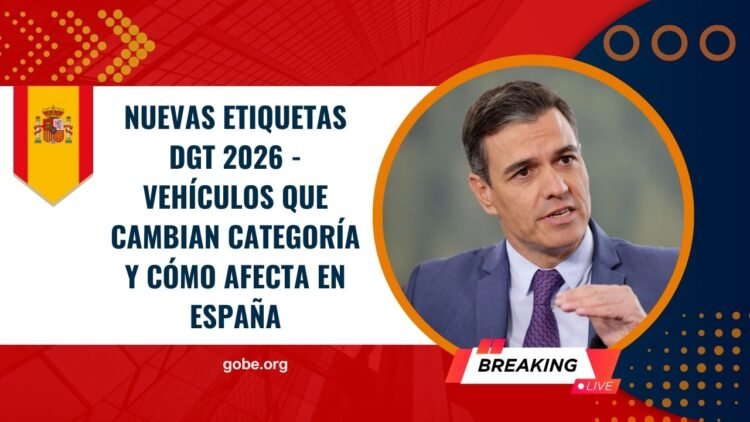 Nuevas etiquetas DGT 2026 – Vehículos que cambian categoría y cómo afecta en España